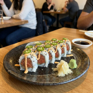 Hot spicy Tuna Maki (6 Stück)