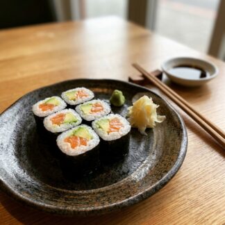 Lachs Avocado Maki (6 Stück)